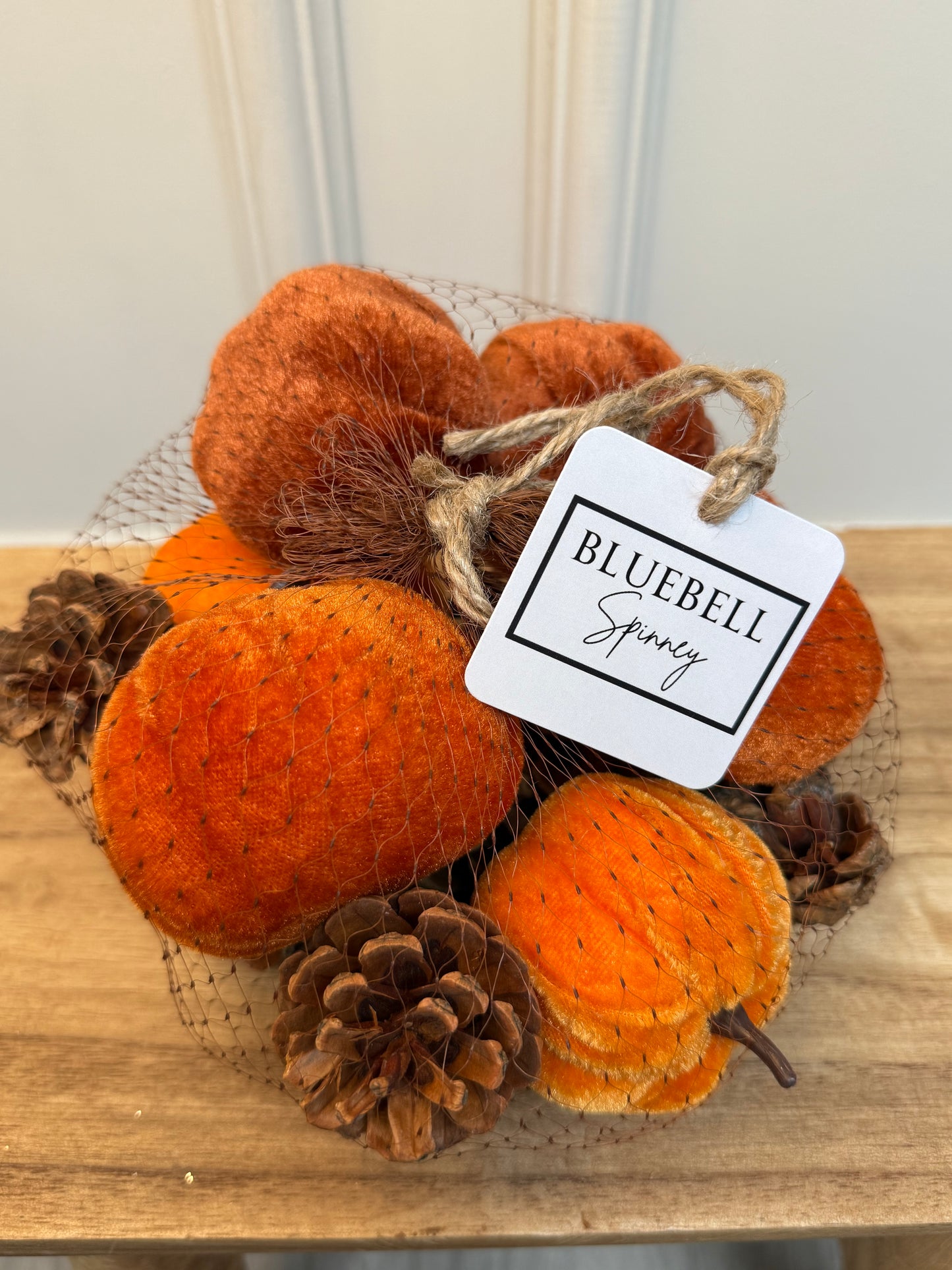 Pumpkins and Pinecones