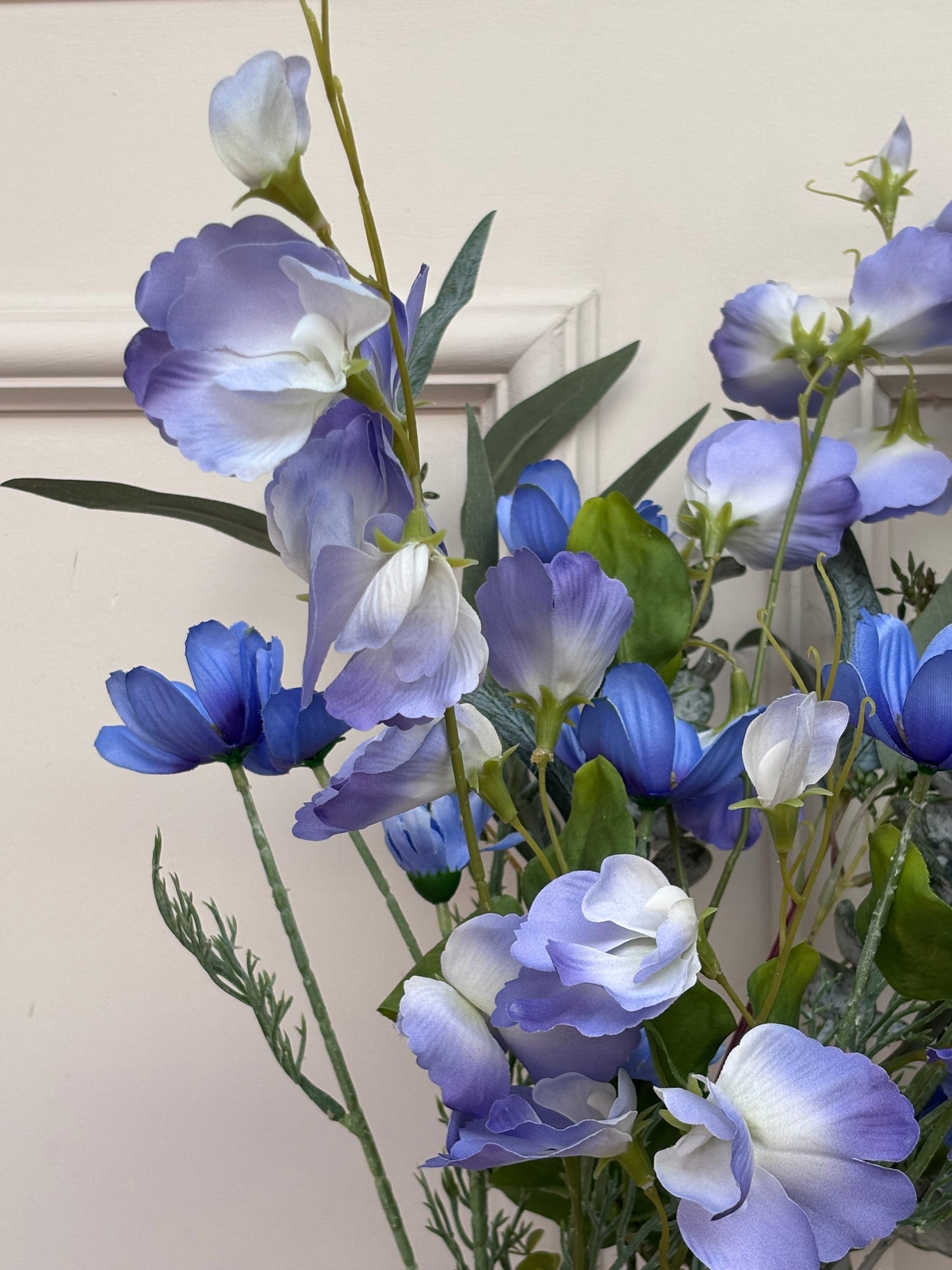 Lilac Sweet Pea and Cosmos Bunch