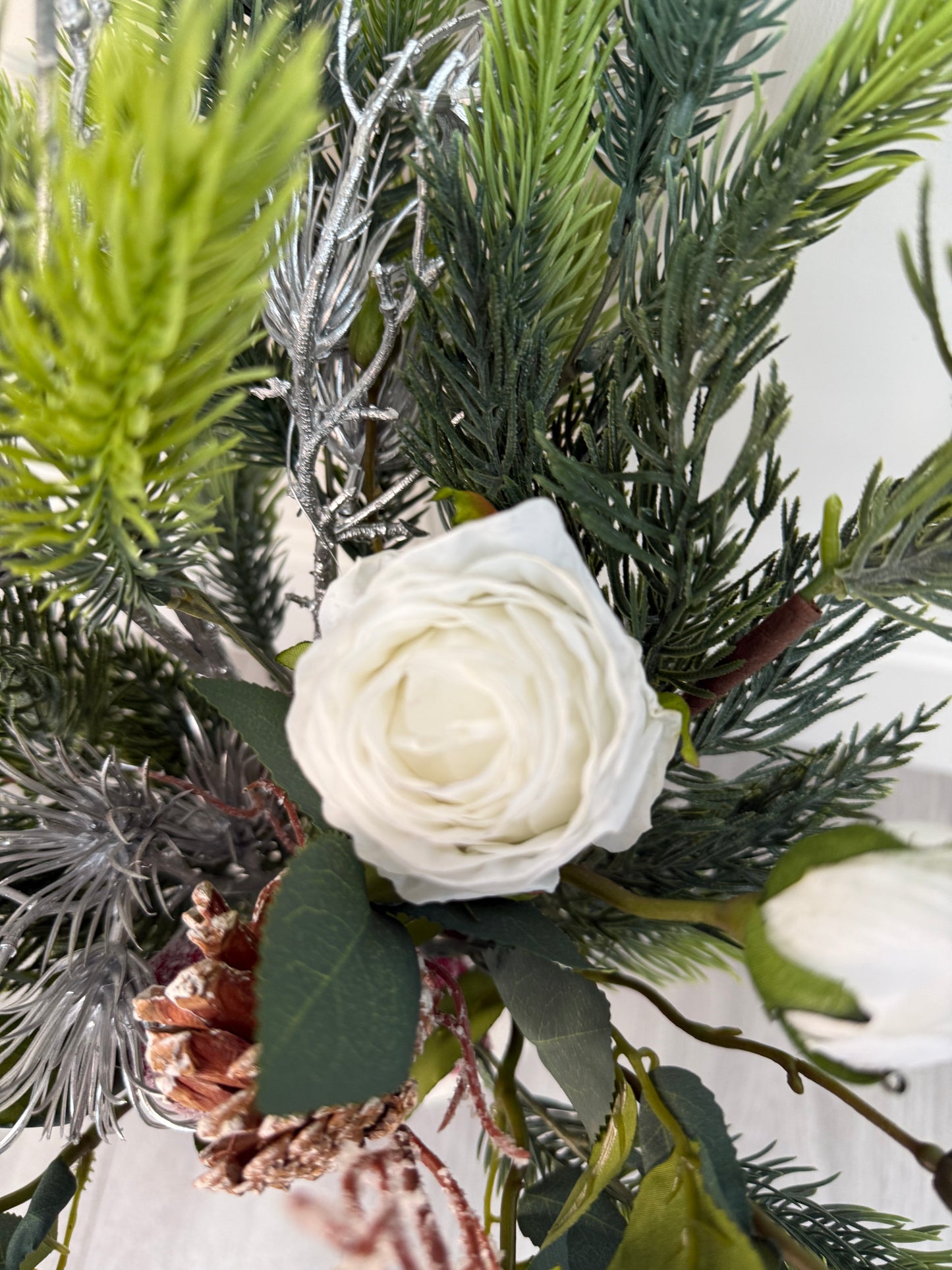 White Rose and Spruce bunch