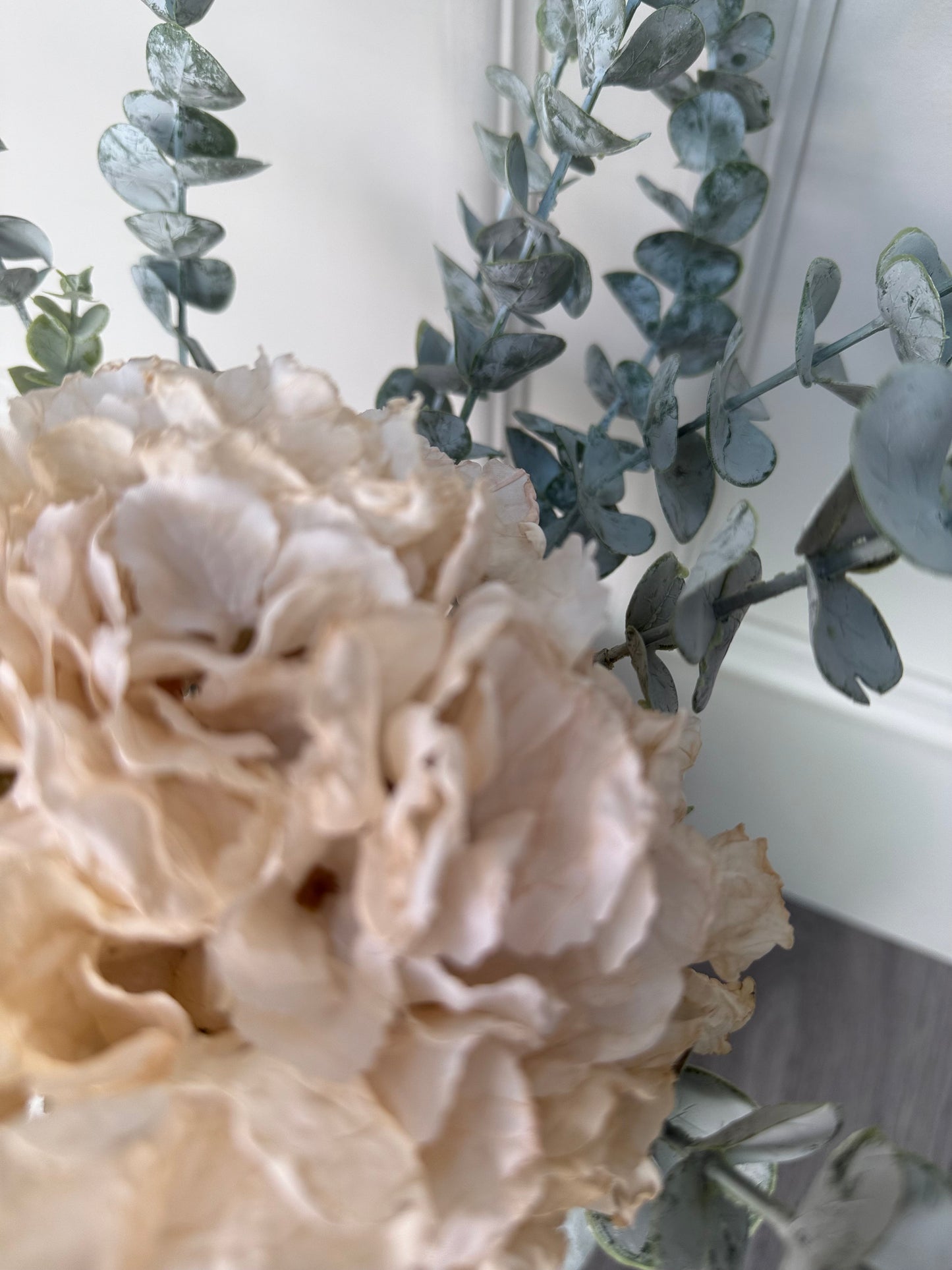 Small Hydrangea & Dusted Eucalyptus