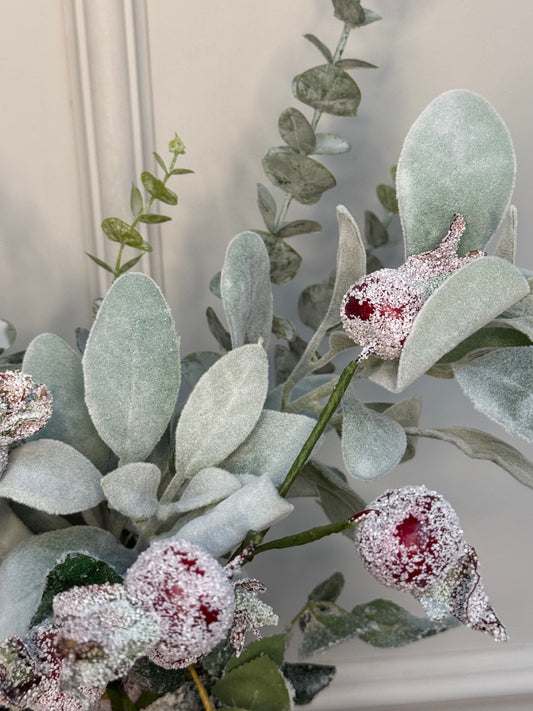 Faux Winter Rosehip Bunch