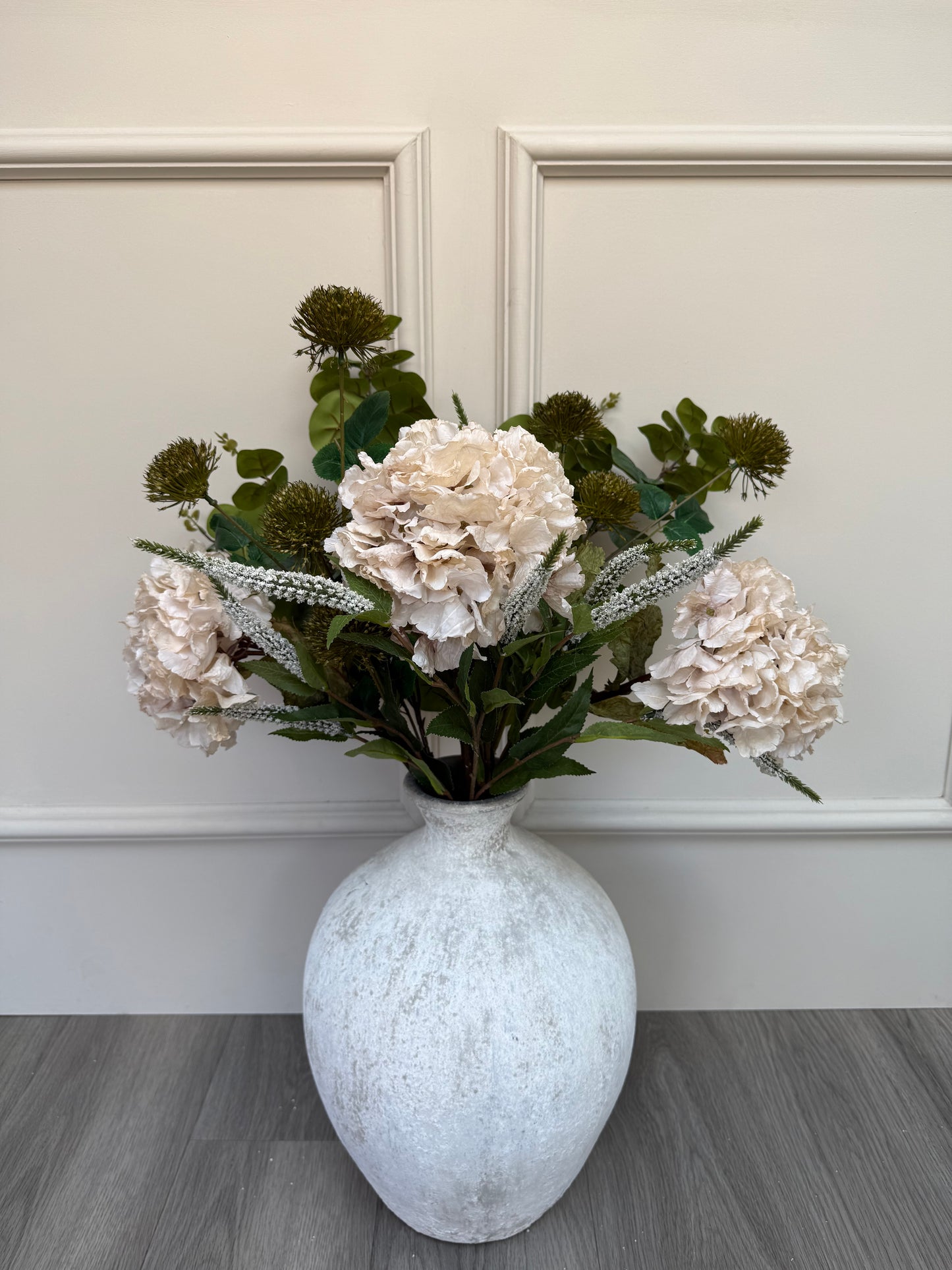 Autumn Neutral Tones Hydrangea Bunch