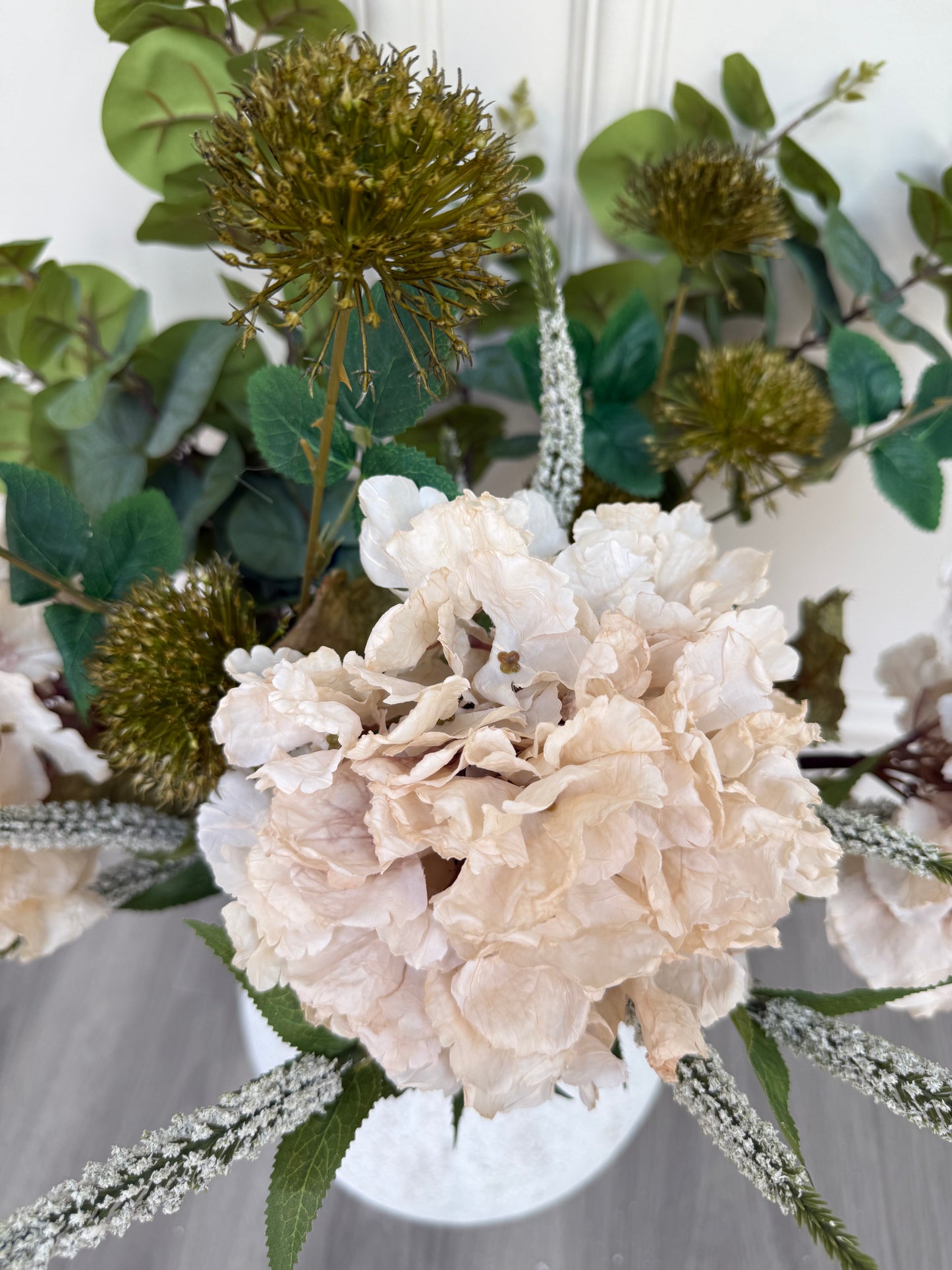Autumn Neutral Tones Hydrangea Bunch