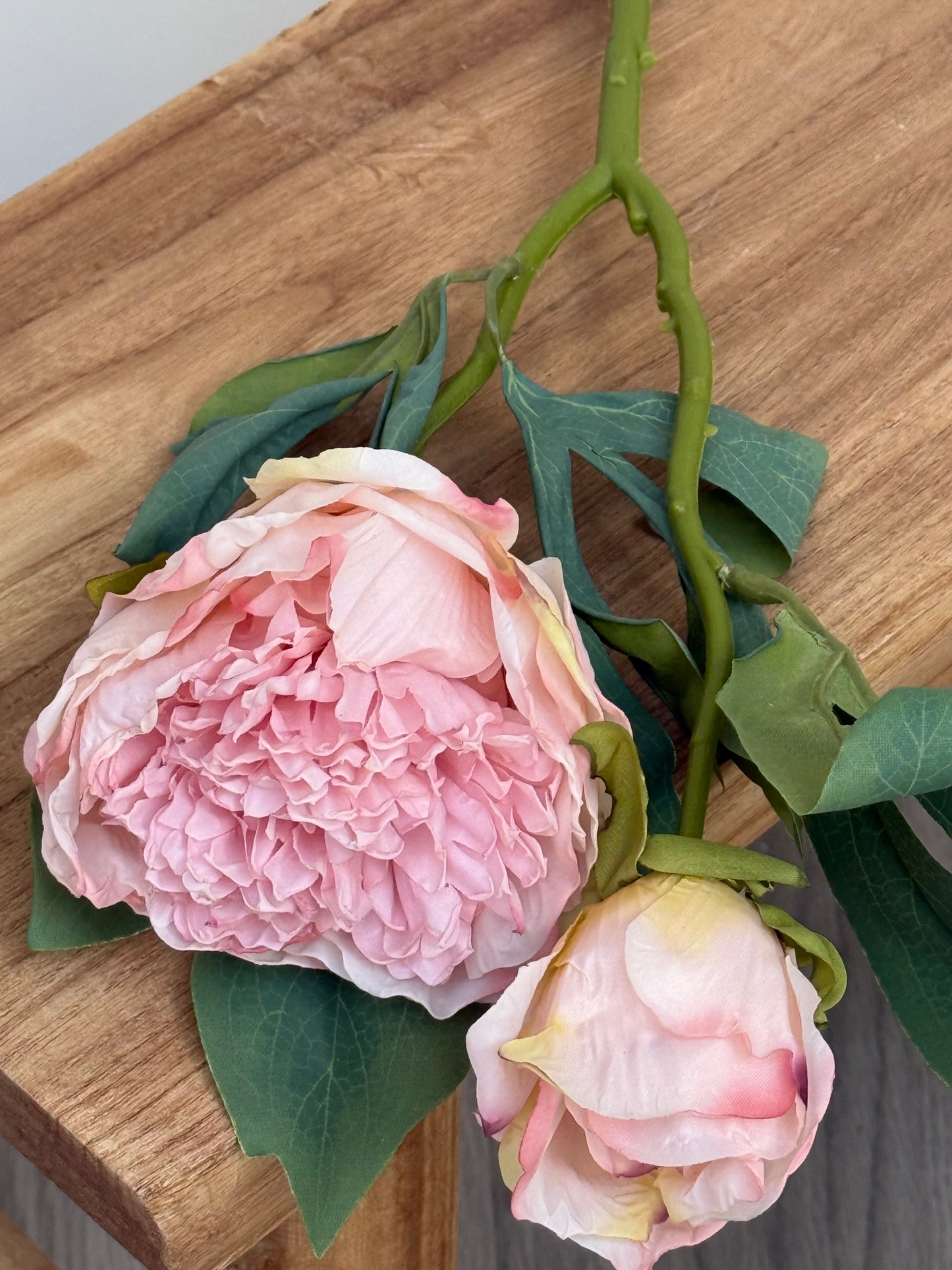 Faux Pink Peony Bunch