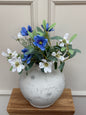 White and Blue Cosmos Bunch