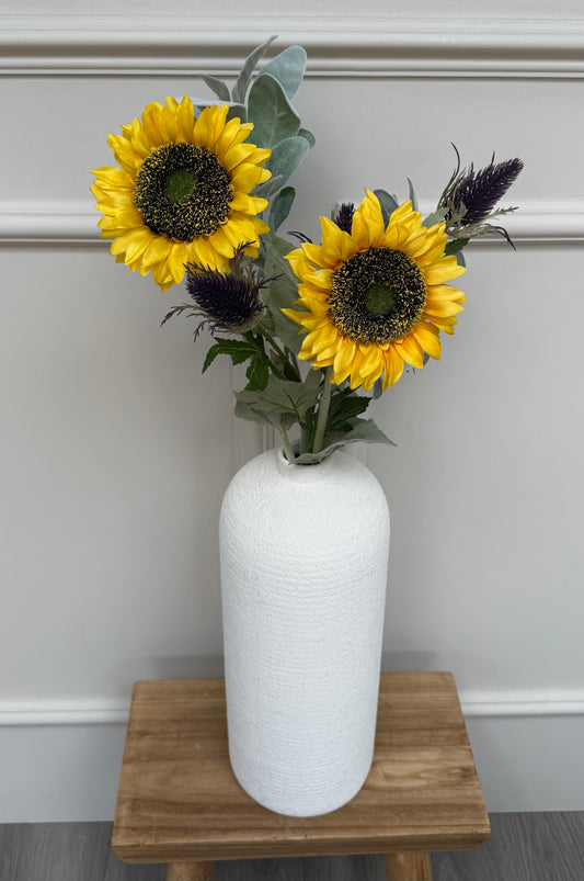 Sunflower and Thistle Bunch