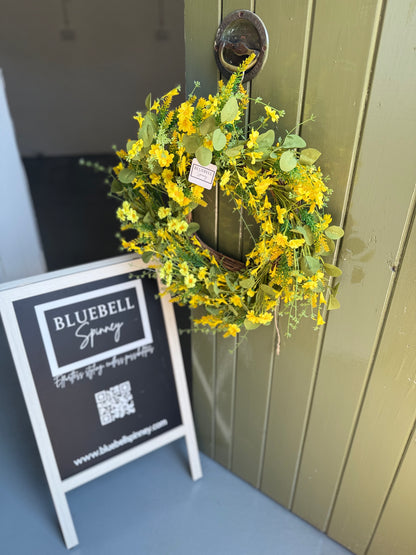 Faux Floral Wreath