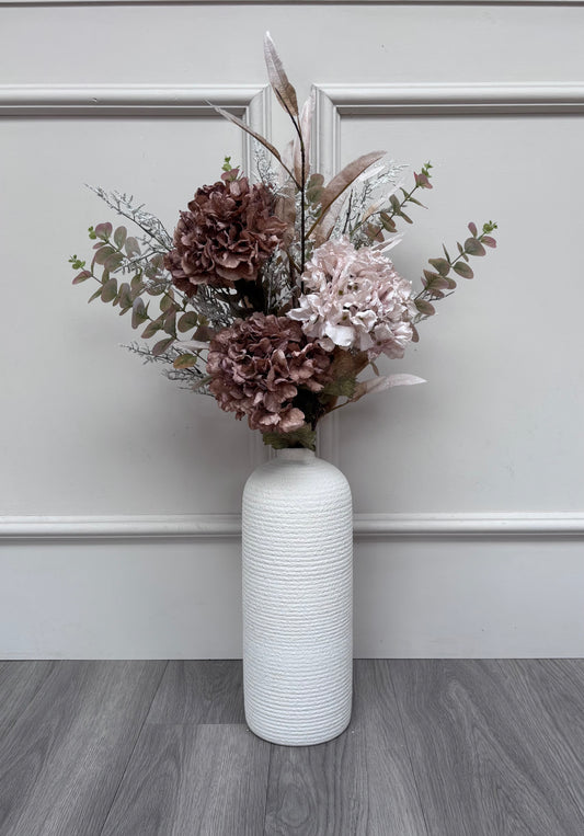 Oyster and Cappuccino Hydrangea Bunch