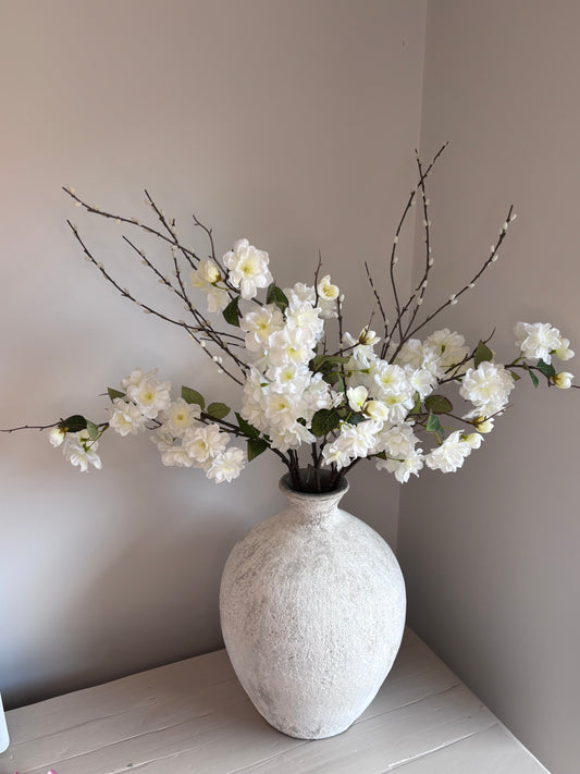 Cherry Blossom & Pussy Willow Stems