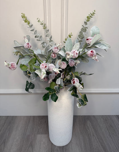 Faux Winter Rosehip Bunch