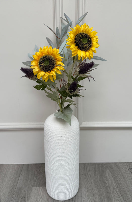 Sunflower, Thistle and Nobel Leaf Bunch