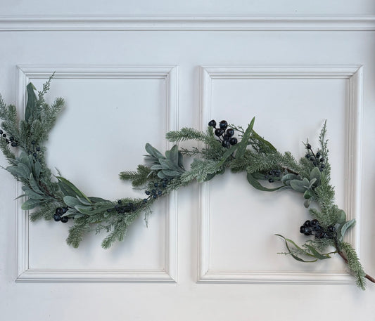Winter Blueberry Garland