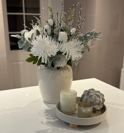 White Rose, Fuji and Pussy Willow Bunch