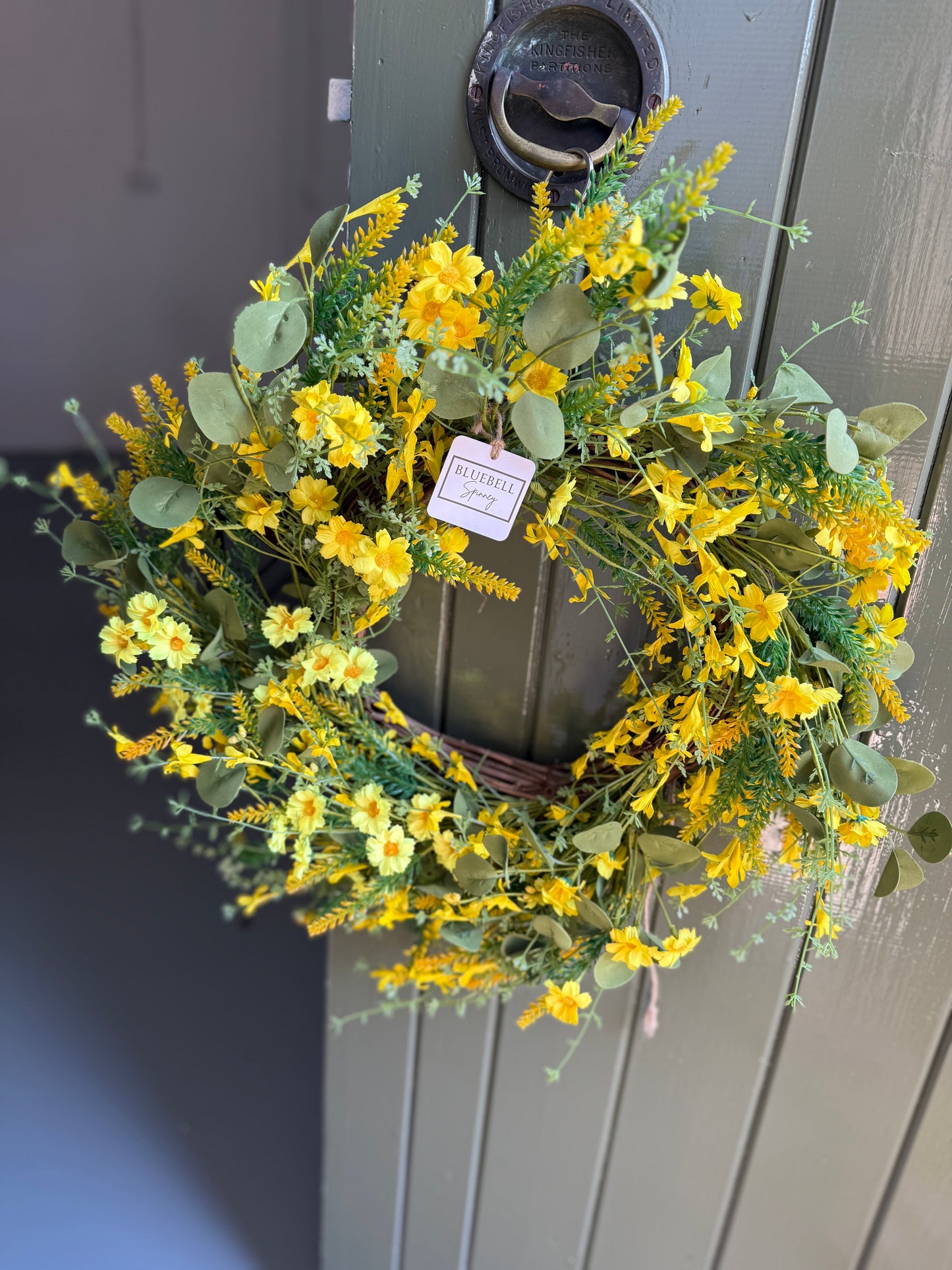 Faux Floral Wreath
