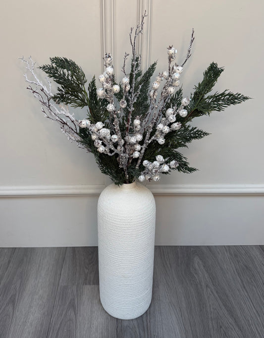 Snowy Frosted Foliage