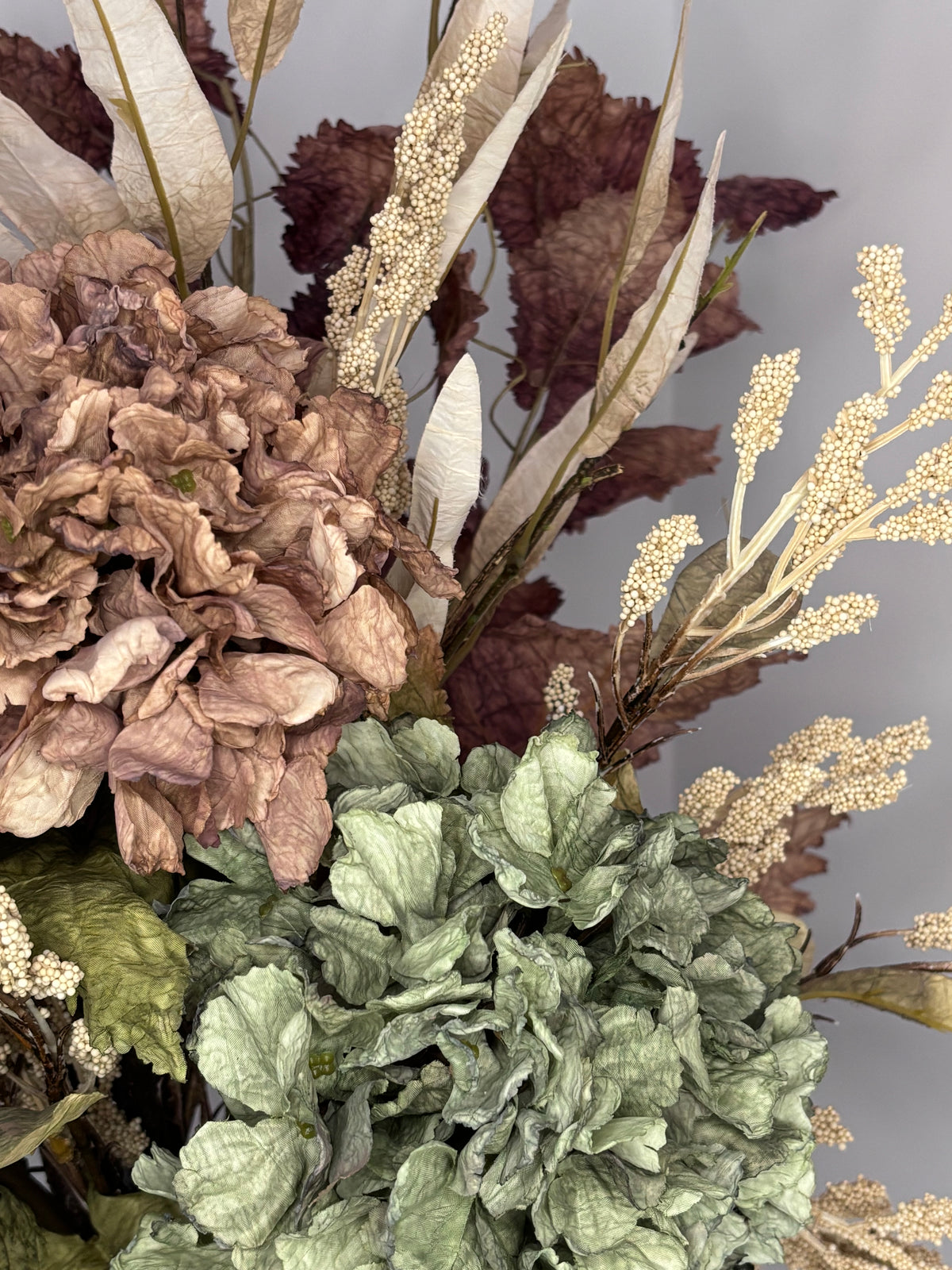 Fall Hydrangea and Fauxliage
