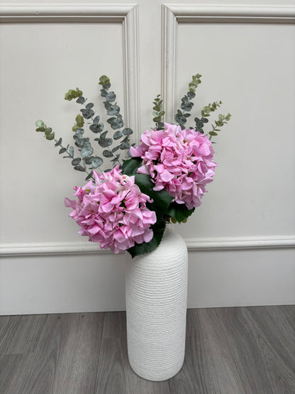 Pink Hydrangea & Eucalyptus