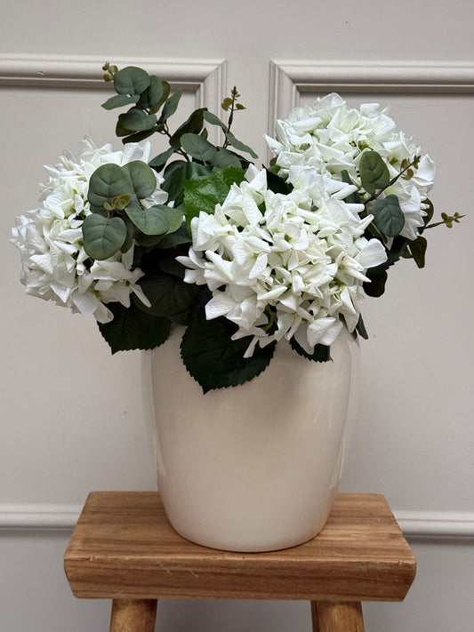 Hydrangea and Eucalyptus Bunch