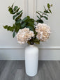 Oyster Hydrangea and Eucalyptus Spray