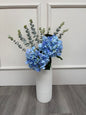 Blue Hydrangea & Eucalyptus