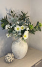 White Cosmos and Frilly Scabiosa Bunch