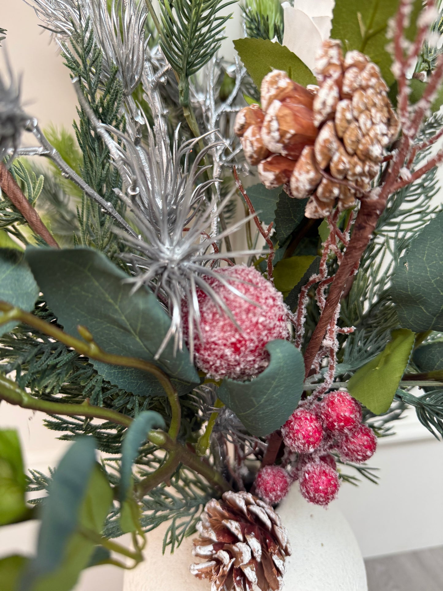 White Rose and Spruce bunch