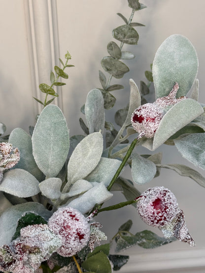 Faux Winter Rosehip Bunch