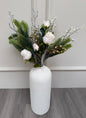 Small Cream Rose and Spruce Bunch