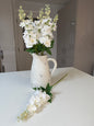 White Delphinium Bunch