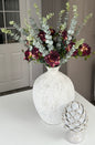 Mulberry Rose and Eucalyptus Bunch