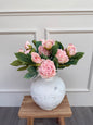 Faux Pink Peony Bunch
