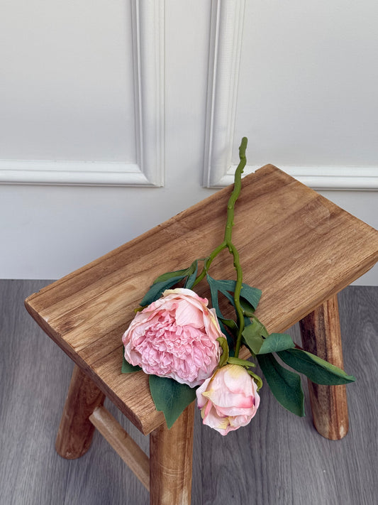 Faux Pink Peony Bunch