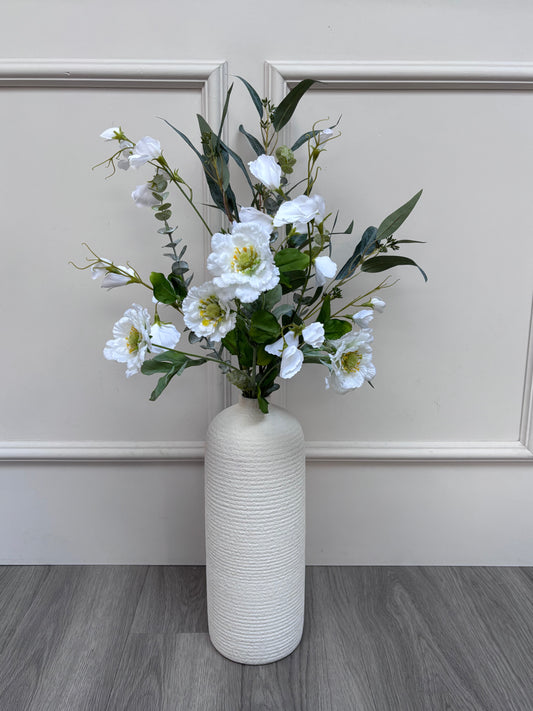 White Sweet Pea Bunch