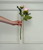Faux Pink Peony Stem