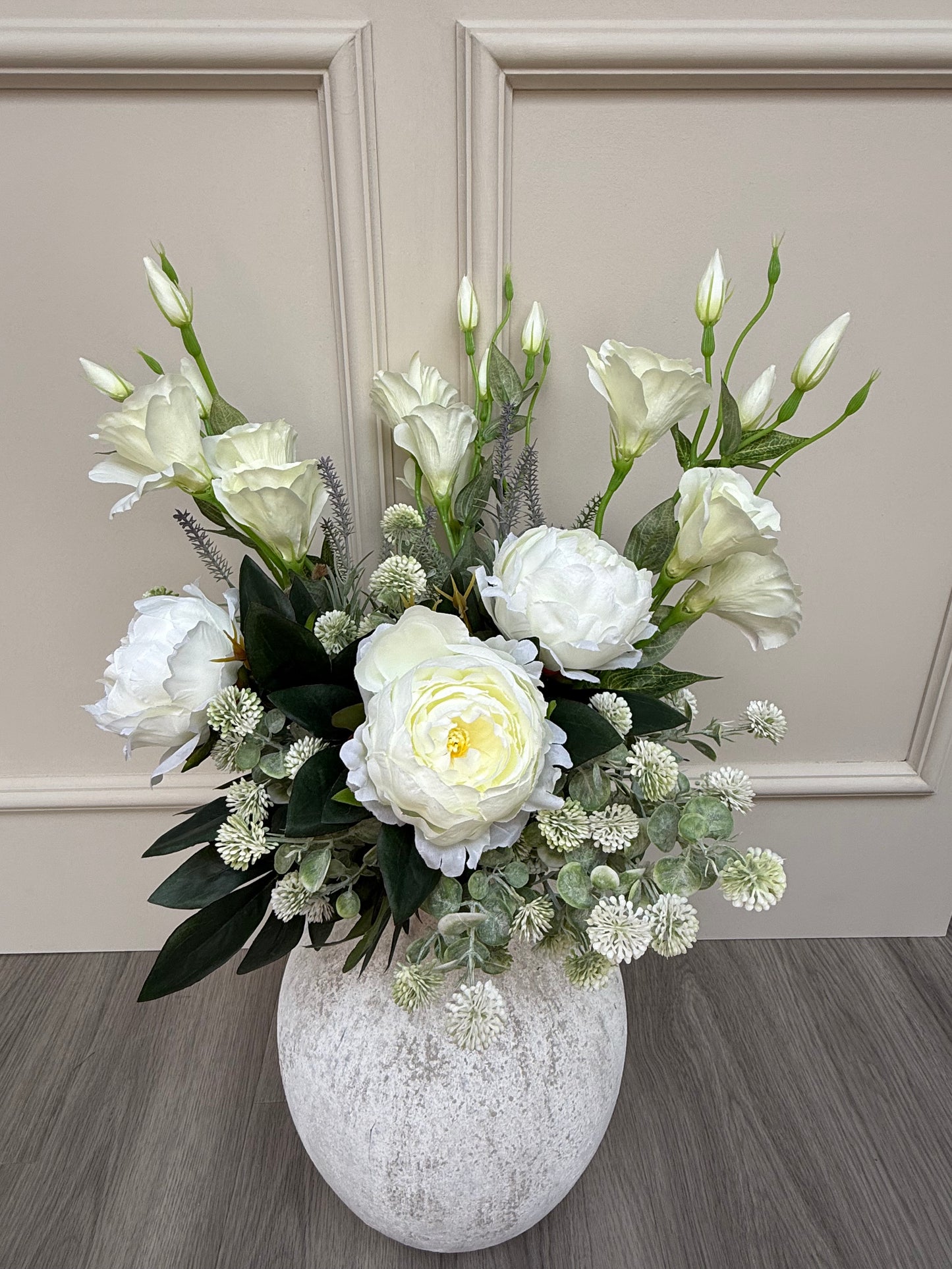 Luxe White Faux Stems by Bluebell Spinney