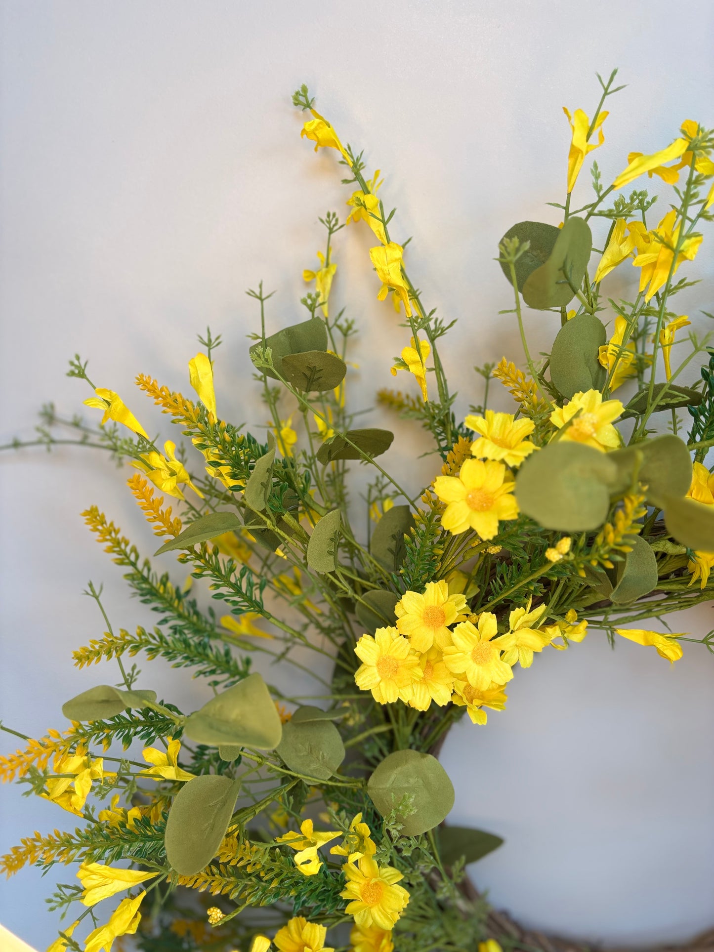 Faux Floral Wreath