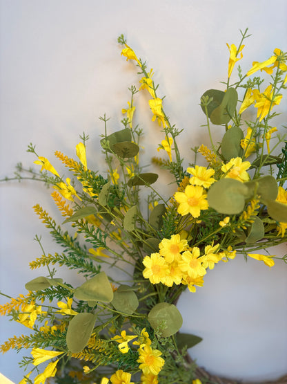 Faux Floral Wreath