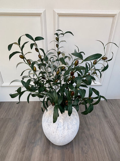 Faux Olive Stem - 3 Stems