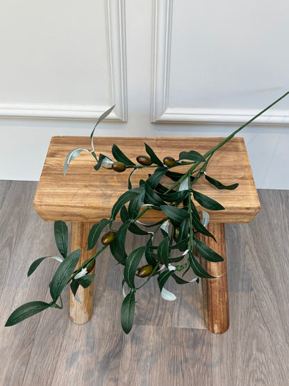 Faux Olive Stem - 3 Stems