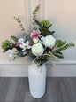 Pink and White Ranunculus and Cosmos Bunch