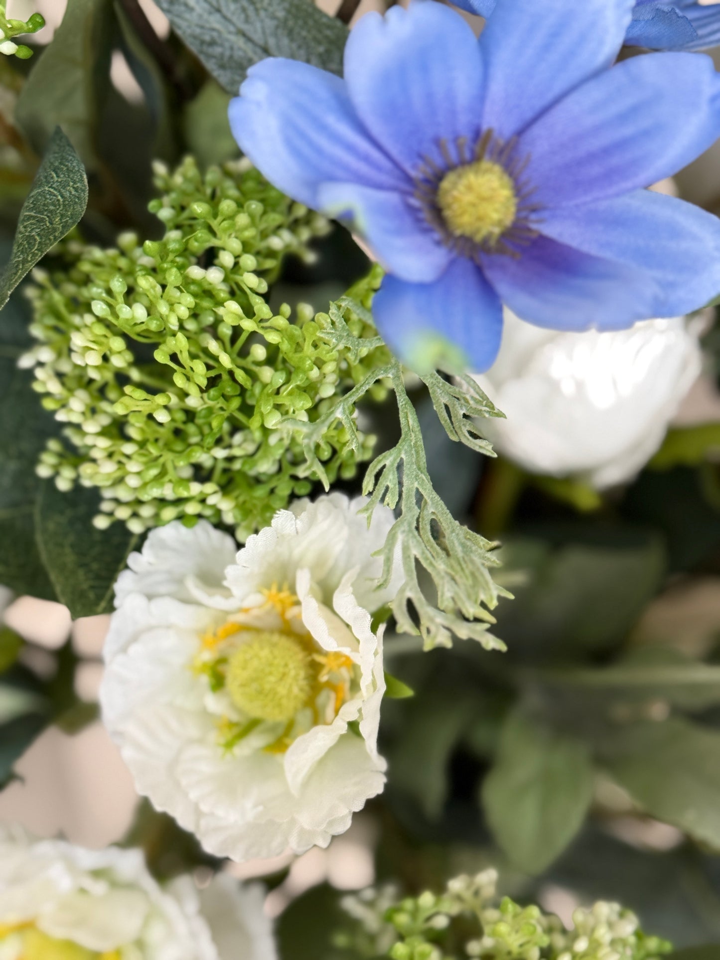 Frilly Scabiosa with Cosmos and Thistle Bunch
