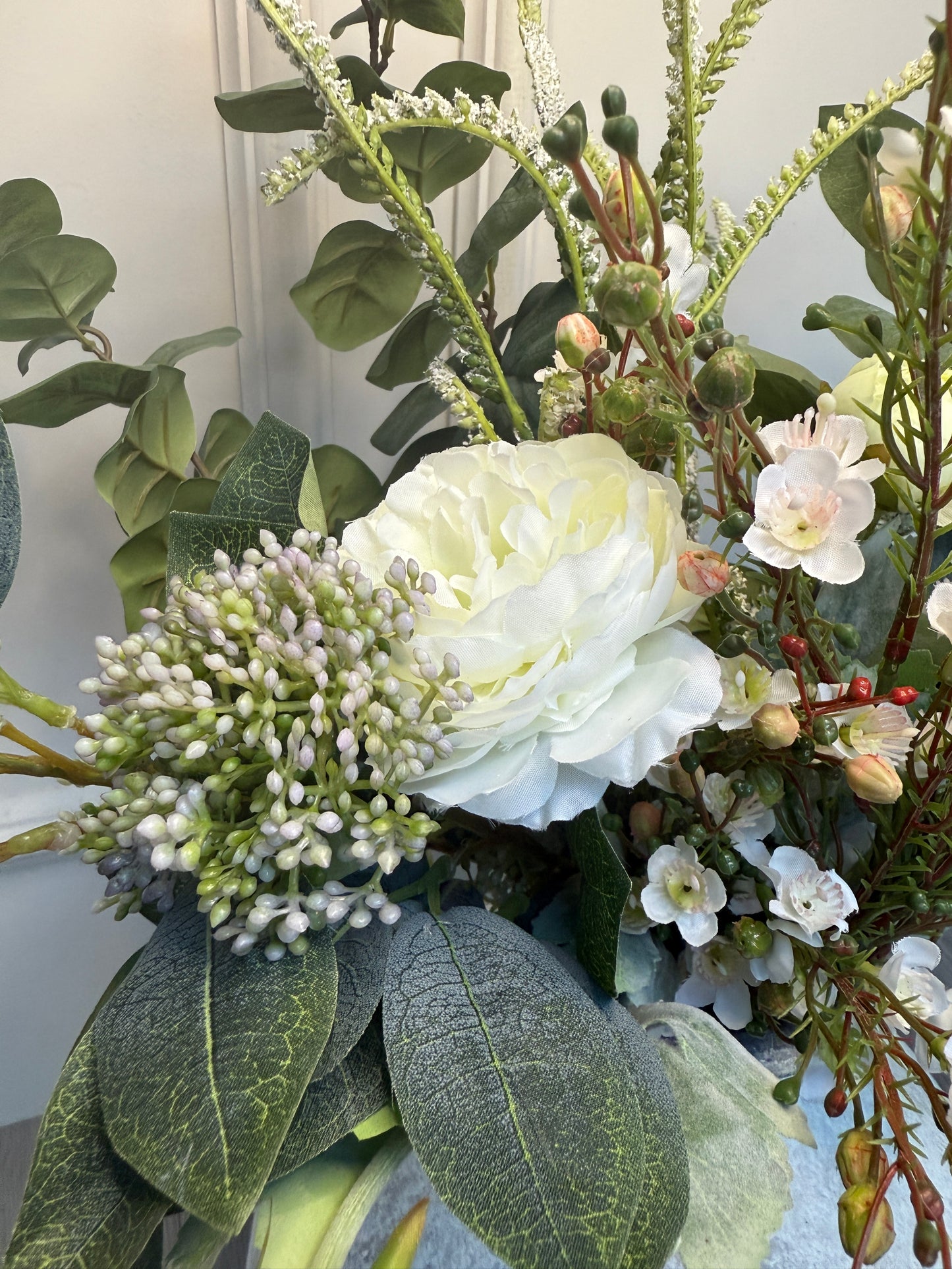 The Ivory Bunch: Ranunculus & Wax Flower